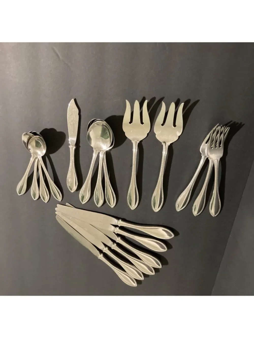Oneida Arbor American Harmony Flatware And Serving Pieces Lot of 19